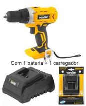 Parafusadeira Furadeira 18V Com 1 Bateria 4.0 Ah 1820 Vonder