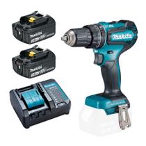 Parafusadeira Furadeira 18V DHP485Z 2 Baterias 3Ah Makita