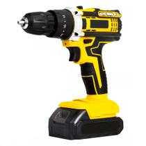 Parafusadeira Furadeira 2 Baterias Bivolt com Maleta Ferramentas Construção Casa Obra Kit Broca Portatil Chaves Reforma Apartamento