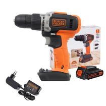 Parafusadeira Furadeira 20V Bivolt Vvr Black+Decker Bcd704C1