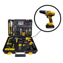 Parafusadeira Furadeira 21v C/ Maleta Ferramentas 299 peças Parafusadeira Furadeira 21v C/ Maleta Ferramentas 299 peças