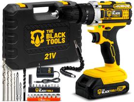 Parafusadeira Furadeira 21v Impacto + Maleta E Bateria