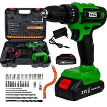 Parafusadeira Furadeira 21V Profissional 2 Baterias LED TPAR21 - Trato Parafusadeira Furadeira 21V Profissional 2 Baterias LED TPAR21 - Trato