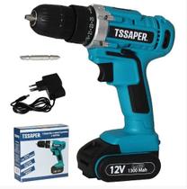 Parafusadeira Furadeira 3/8 12V Bivolt Tssaper