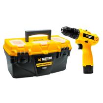 Parafusadeira Furadeira 3/8 12v com Caixa de ferramentas