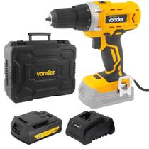 Parafusadeira Furadeira 3/8 POL com Bateria 18V e Carregador Bivolt VONDER Parafusadeira Furadeira 3/8 POL com Bateria 18V e Carregador Bivolt VONDER