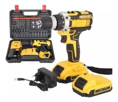 Parafusadeira Furadeira 48V Maleta Peças Carregador 110v/220V BIVOLT