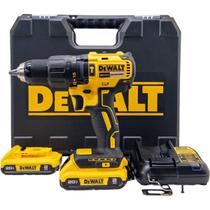 Parafusadeira Furadeira A Bateria 1/2 20 V Bivolt 2 Baterias Carregador Na Maleta Dcd7781d2br Dewalt