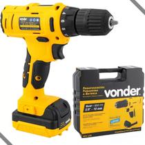Parafusadeira Furadeira A Bateria 12v Vonder Pfv120 Bivolt