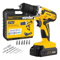 Parafusadeira/furadeira a bateria 20V PFV238 VONDER Parafusadeira/furadeira a bateria 20V PFV238 VONDER