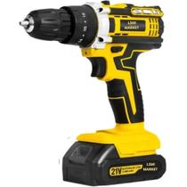 Parafusadeira Furadeira a Bateria 21V Recarregável Sem Fio Profissional com Empunhadura Emborrachada Carregador Bivolt Alta Potência