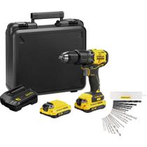 Parafusadeira/furadeira a Bateria de Impacto, 20 V Max, com 100 Acessórios, Sbd715c2ka-br Stanley OstenVonder Parafusadeira/furadeira a Bateria de Impacto, 20 V Max, com 100 Acessórios, Sbd715c2ka-br Stanley OstenVonder