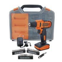 Parafusadeira Furadeira Bateria 12v 3/8"" Black&Decker