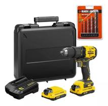 Parafusadeira Furadeira Bateria 20v Brushless Stanley Brocas Parafusadeira Furadeira Bateria 20v Brushless Stanley Brocas