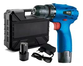 Parafusadeira Furadeira Bateria 3/8 12v Bivolt Com Maleta Berg 2000112 Parafusadeira Furadeira Bateria 3/8 12v Bivolt Com Maleta Berg 2000112