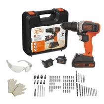 Parafusadeira Furadeira Black&Decker Bcd704C1Ka + 80 Acess