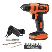 Parafusadeira Furadeira Black+Decker LD12S 3/8" 10mm Leve e Pratico Sem Fio 12V