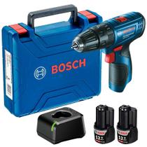 Parafusadeira Furadeira Bosch Gsb 120-Li 12V Com 2 Baterias 1 Carregador E Maleta