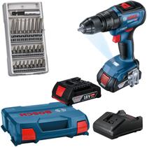 Parafusadeira Furadeira Bosch Gsb 18v 50 Kit 25 Peças Bits