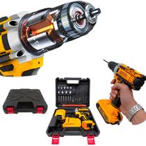 Parafusadeira Furadeira Broca Manual Profissional 48V C/ Acessórios Parafusadeira Furadeira Broca Manual Profissional 48V C/ Acessórios