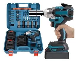 Parafusadeira Furadeira Chave De Impacto 2 Baterias 48v Biv