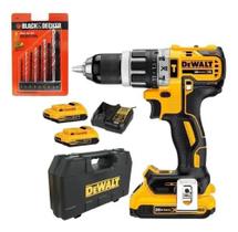 Parafusadeira Furadeira Com 2 Baterias 20v Dcd796 Dewalt Biv