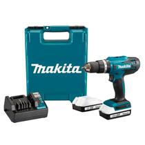 Parafusadeira Furadeira De Impacto 2 baterias 18V Makita HP488DWE