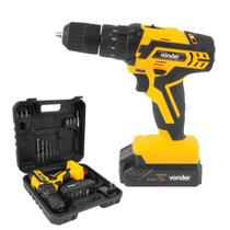 Parafusadeira Furadeira de Impacto a Bateria 12V + Kit 17 Peças Vonder PFV012i Parafusadeira Furadeira de Impacto a Bateria 12V + Kit 17 Peças Vonder PFV012i