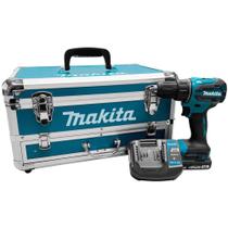 Parafusadeira Furadeira de Impacto Bateria 18V com Carregador e Maleta 96pçs DHP490WVX3 MAKITA