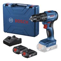 Parafusadeira Furadeira de Impacto Bosch GSB 185 Li 18v Maleta 2 Baterias