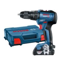 Parafusadeira Furadeira de Impacto Brushless Bosch Gsb 18v-50 18v, 2 Baterias e Maleta - Bosch