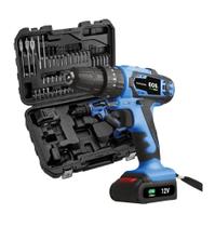 Parafusadeira/Furadeira de Impacto EOS MaxPro EPF01MFPRO 12v Bateria e Maleta c/50 Acessórios Bivolt Parafusadeira/Furadeira de Impacto EOS MaxPro EPF01MFPRO 12v Bateria e Maleta c/50 Acessórios Bivolt