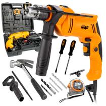 Parafusadeira Furadeira de Impacto Mandril 13mm 700W 3000Rpm Com Maleta WF 700K13 Wap