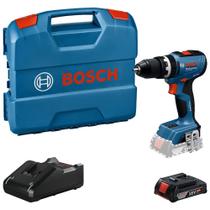 Parafusadeira Furadeira GSB 18V-65 á Bateria Bosch Com Maleta+Bateria