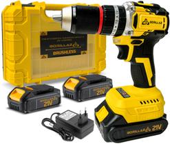 Parafusadeira Furadeira Impacto 1/2 21v Brushless 2 Baterias