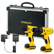 Parafusadeira/Furadeira Impacto 12V Com Maleta - Stanley