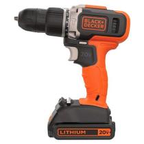 Parafusadeira Furadeira Impacto 20v Bateria Biv Black+Decker - B & DECKER