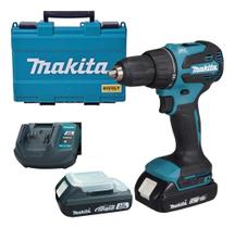 Parafusadeira Furadeira Impacto Bateria 18V DHP490WVE Makita