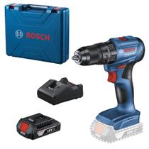 Parafusadeira Furadeira Impacto Bateria Bosch 18V GSB 185-LI