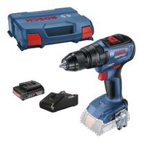 Parafusadeira Furadeira Impacto Brushless Bosch GSB 18V-50-1B 1 bateria e maleta