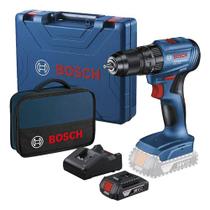 Parafusadeira Furadeira Impacto Gsb 185-li Kit Bosch Cor Azul Parafusadeira Furadeira Impacto Gsb 185-li Kit Bosch Cor Azul