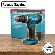 Parafusadeira Furadeira Impacto Makita 18V, 42Nm, 2 velocidades, APENAS MÁQUINA Profissional DHP453Z