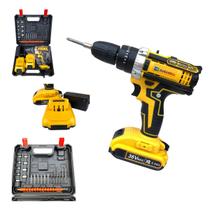 Parafusadeira Furadeira Impacto Sem Fio 36v Bivolt 2 Bateria