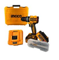 Parafusadeira Furadeira Ingco 20V Impacto 96Nm Com Maleta 2 Baterias 4.0Ah
