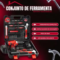Parafusadeira Furadeira Profissional 2 Baterias 21V Com Maleta 31 Ferramentas Multiuso Brocas Bits e Acessórios Kit