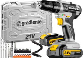 Parafusadeira Furadeira Profissional Gradiente 2 Bateria 21v Parafusadeira Furadeira Profissional Gradiente 2 Bateria 21v