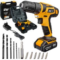 Parafusadeira Furadeira Sem Fio 12v 12k3 Mandril 10mm Broca Maleta Wap Parafusadeira Furadeira Sem Fio 12v 12k3 Mandril 10mm Broca Maleta Wap