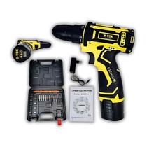 Parafusadeira Furadeira Sem Fio 12v Bateria Portatil Amarelo Parafusadeira Furadeira Sem Fio 12v Bateria Portatil Amarelo