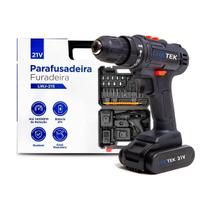 Parafusadeira Furadeira Sem Fio 21v 2 Baterias 340w Bivolt