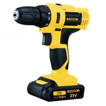 Parafusadeira Furadeira Sem Fio 21v Parede Metal Madeira Com Acessórios Bivolt